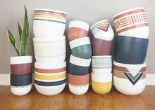 MARRAKESH POT NAVY/PINE/TRIBAL | PLANTER