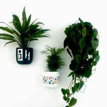 NIGHTFALL TALL WALL PLANTER BLACK | POT