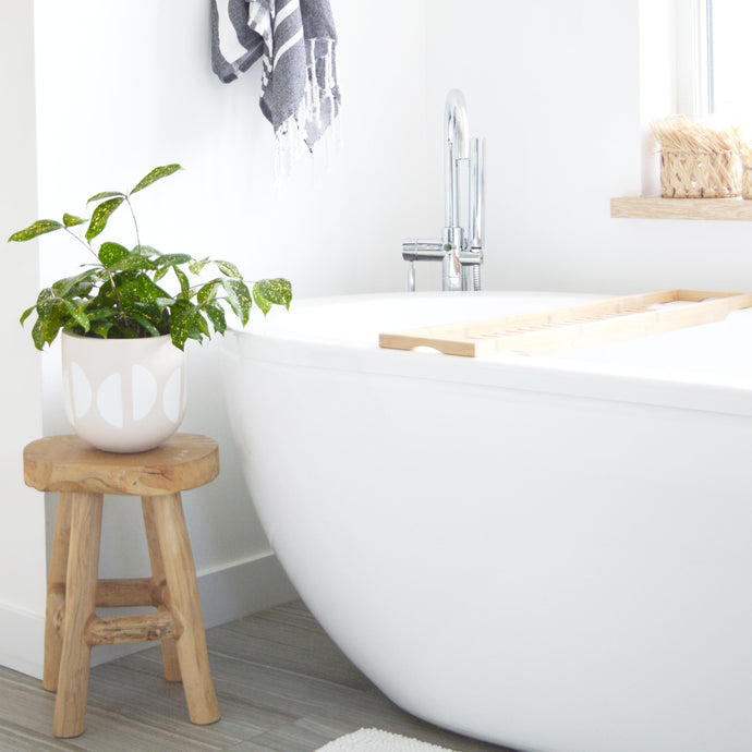 Crescent Pot Tan | Planter