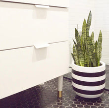 RUGBY POT BLACK | PLANTER