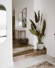 MODERN FIBERSTONE ROUND POT GREY | PLANTER
