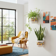 Matrix Tall Wall Hanging Planter Cream | Pot