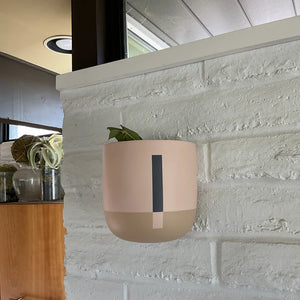CONNECTED TALL WALL PLANTER BAKED CLAY | POT