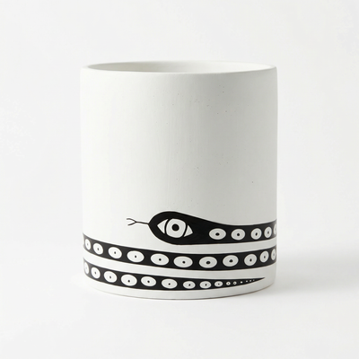 Snake Cylinder Planter