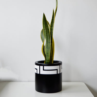 Mayan Cylinder Planter