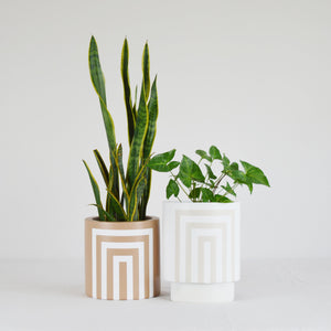 TRUSS CYLINDER POT | PLANTER