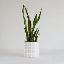 GRID CYLINDER POT | PLANTER