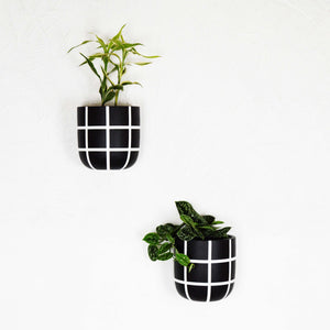 GRID TALL WALL PLANTER | POT