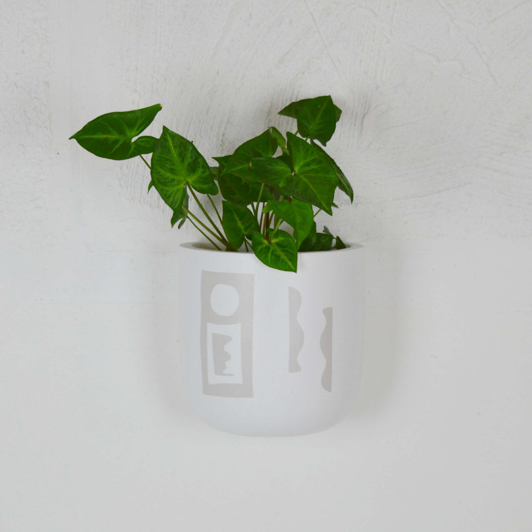 NIGHTFALL TALL WALL PLANTER | POT