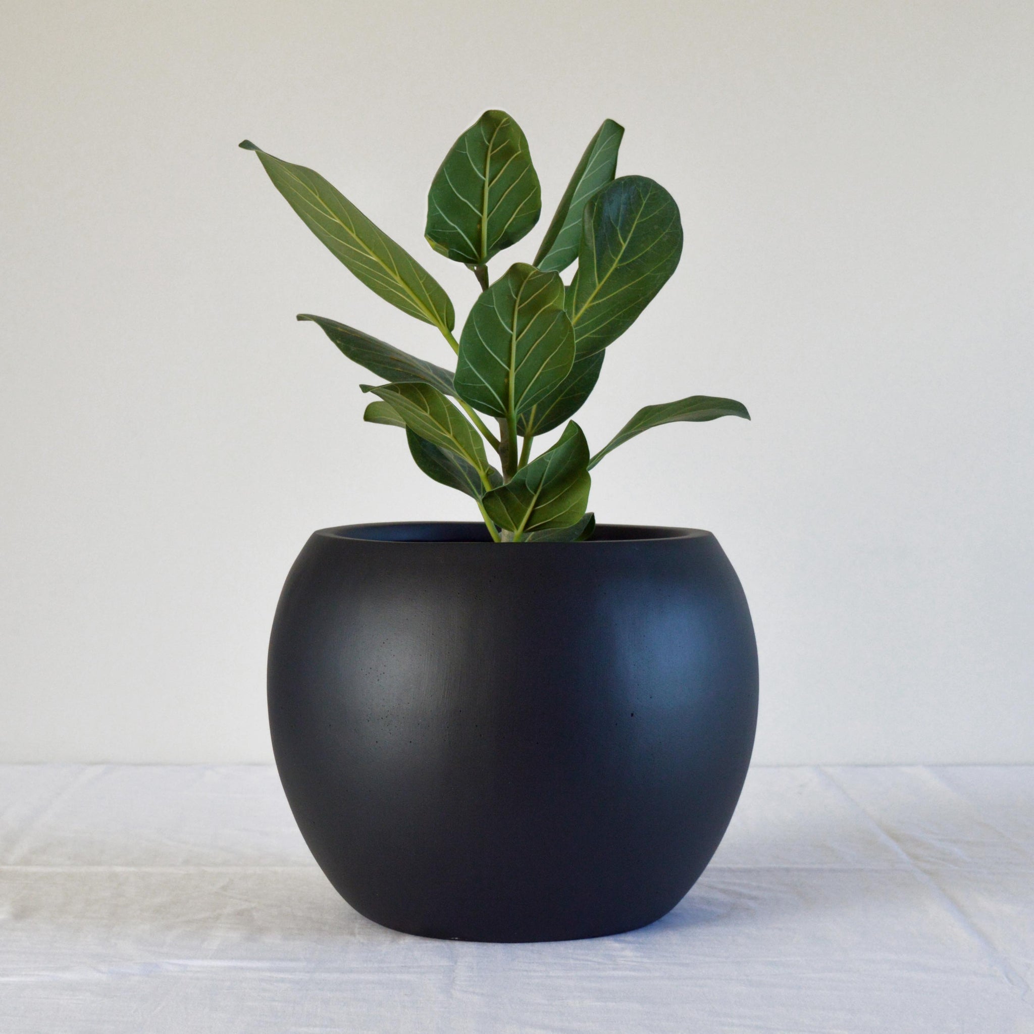 sphere large dark grey indoor/outdoor planter Sphere Planter