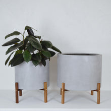LOW CYLINDER PLANT POT STANDS by KELLY BUILT