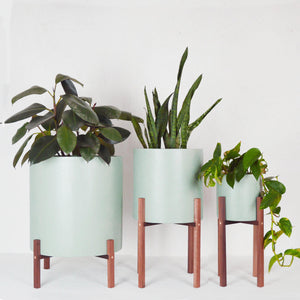CYLINDER PLANT POT STANDS by KELLY BUILT